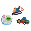 LEAN TOYS Set perline d'acqua fai da te perline magiche 8 colori veicoli da costruzione