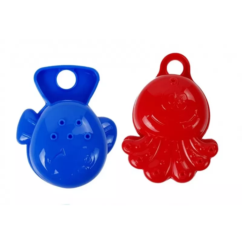 LEAN TOYS Set da bagno delfino animali marini cascata in plastica