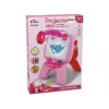 LEAN TOYS Lavagna a doppia faccia gessetti supporto proiettore immagini rosa
