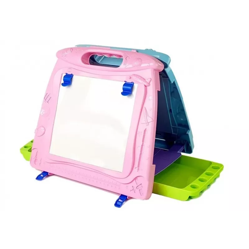 LEAN TOYS Lavagna bifacciale con pennarelli e magneti