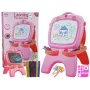 LEAN TOYS Lavagna magnetica a doppia faccia rosa modelli