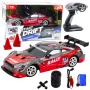 LEAN TOYS Drift Car Racing RC rosso nero 30km/h 1:16