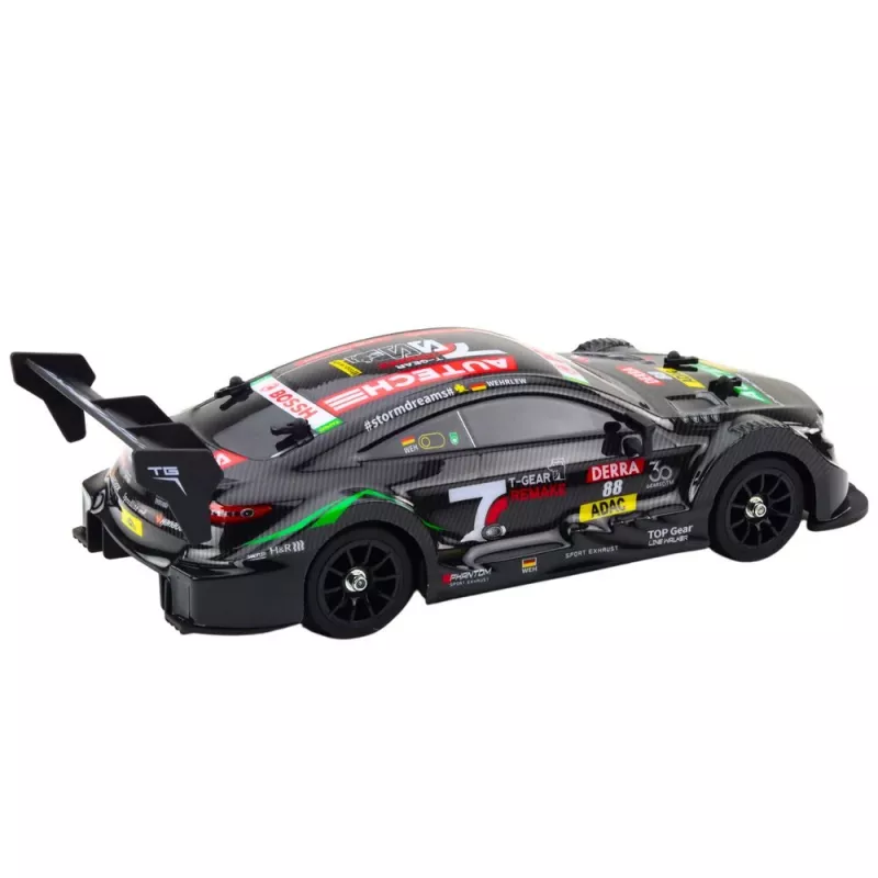LEAN TOYS Drift Car RC nero carbonio 30 km/h 1:16
