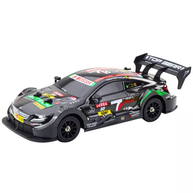 LEAN TOYS Drift Car RC nero carbonio 30 km/h 1:16