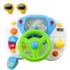 LEAN TOYS Simulatore di guida Volante didattico con suoni e luci interattivi