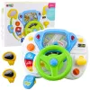 LEAN TOYS Simulatore di guida Volante didattico con suoni e luci interattivi