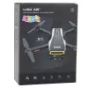 LEAN TOYS Drone LU50 Air doppia fotocamera HD MV video luci LED App