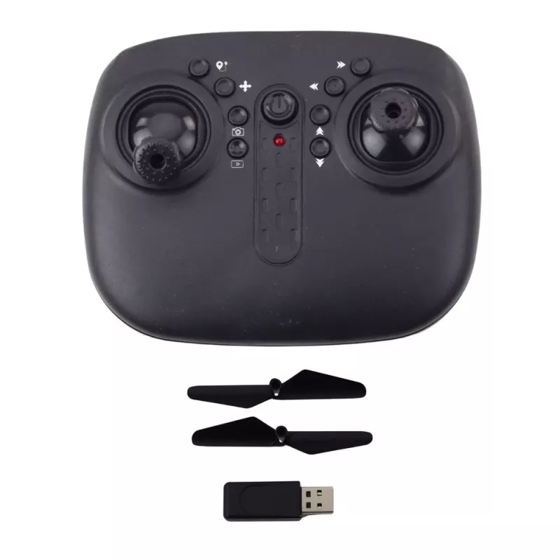 LEAN TOYS Drone giroscopio a sei assi luci LED rotazione 360° blu