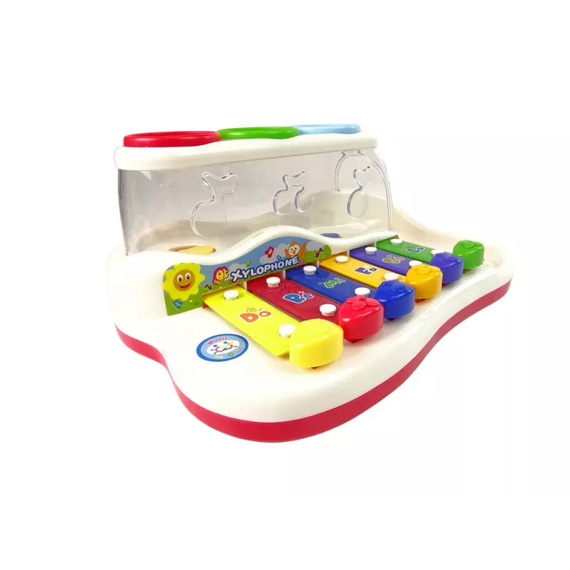 LEAN TOYS Gioco didattico martello per bambini piccoli con martello e palline colorate