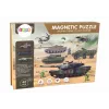 LEAN TOYS puzzle magnetico educativo - tema guerra terrestre