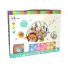 LEAN TOYS Tappeto didattico recinto leone con palline per neonati