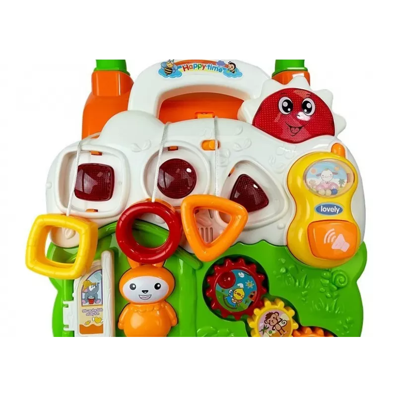 LEAN TOYS girello didattico per neonati con pianoforte