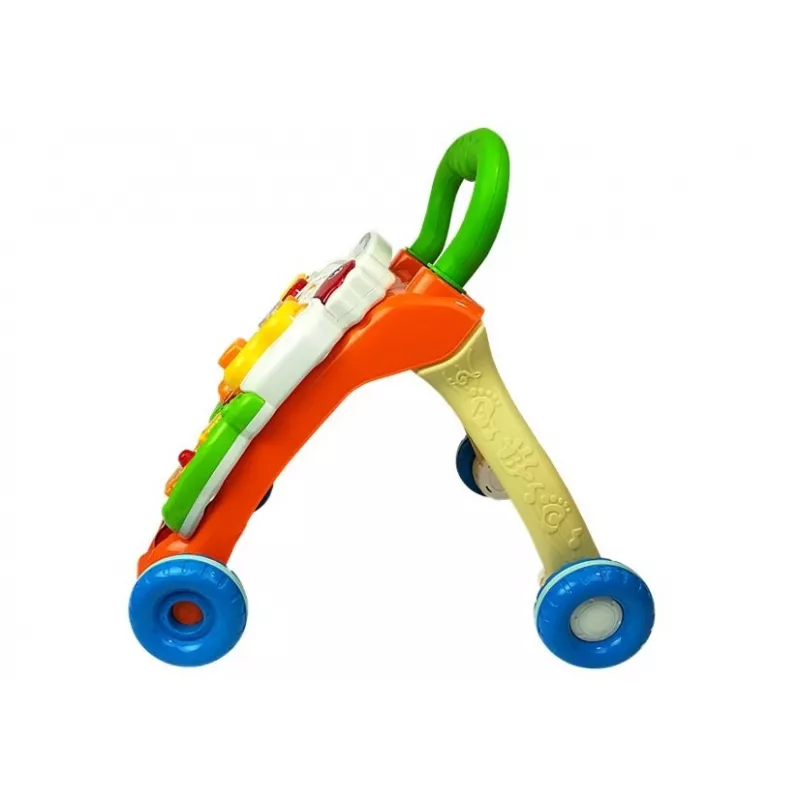 LEAN TOYS girello didattico per neonati con pianoforte