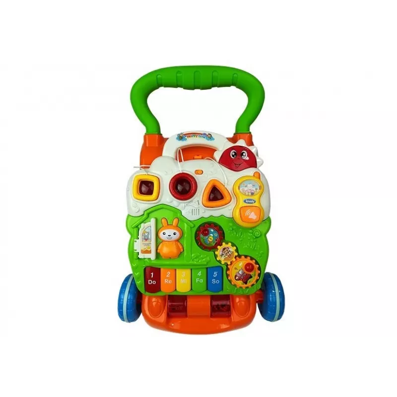 LEAN TOYS girello didattico per neonati con pianoforte