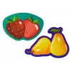 LEAN TOYS puzzle didattico per neonati frutta 5 pezzi 40 pezzi