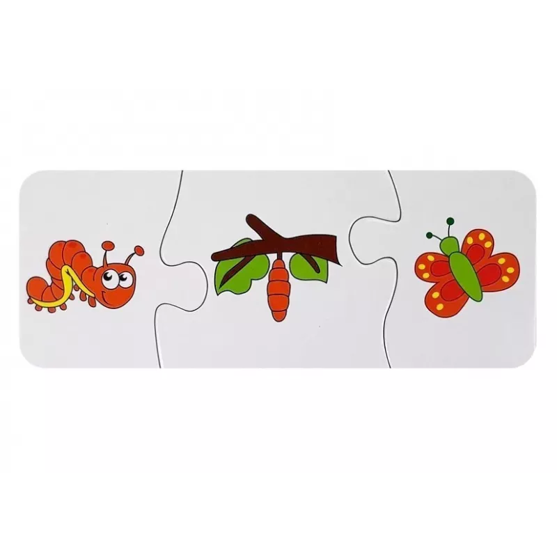 LEAN TOYS puzzle didattico apprendimento 10 collegamenti