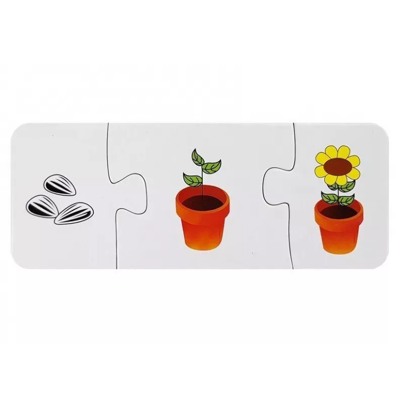 LEAN TOYS puzzle didattico apprendimento 10 collegamenti