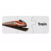 LEAN TOYS puzzle didattico trasporti puzzle 10 collegamenti