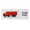LEAN TOYS puzzle didattico trasporti puzzle 10 collegamenti