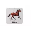LEAN TOYS puzzle didattico animali selvatici puzzle 10 collegamenti in inglese