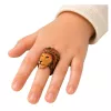 LEAN TOYS Anello didattico per animali da mano Leone