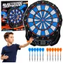 LEAN TOYS bersaglio freccette elettronico LCD gioco arcade 25 giochi 176 varianti