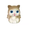 LEAN TOYS bambola Emily con gatto rosa e capelli lunghi