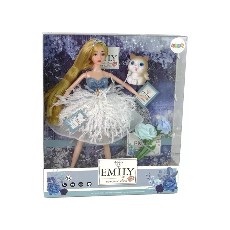 LEAN TOYS bambola Emily the Flower Cat