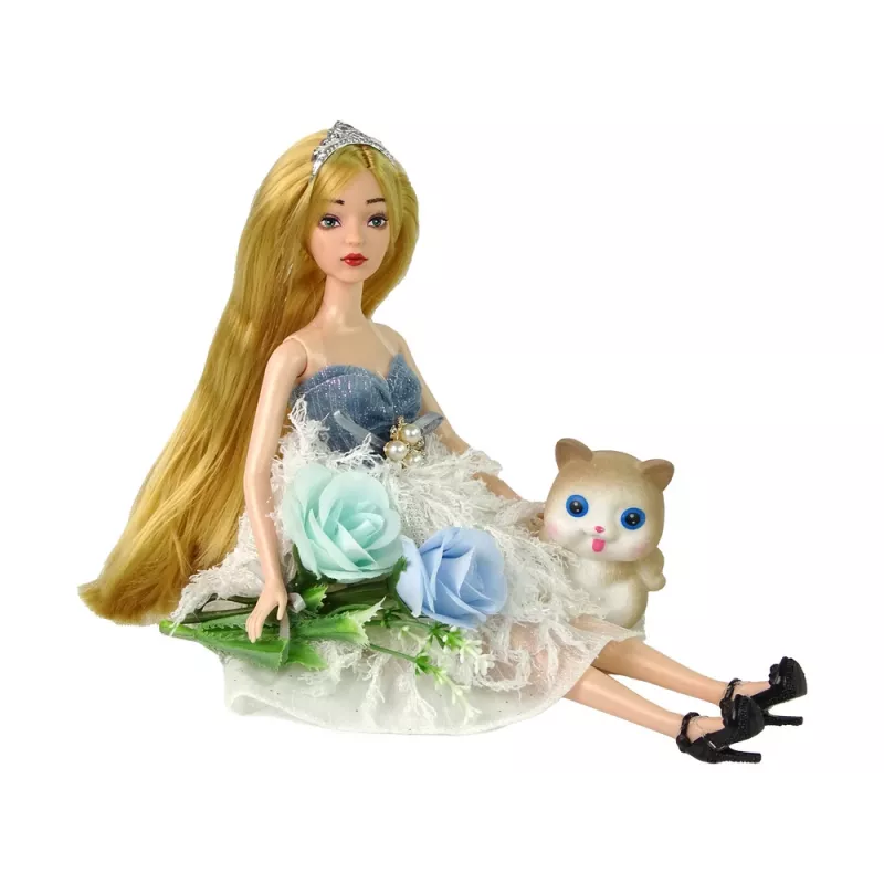 LEAN TOYS bambola Emily the Flower Cat