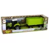 LEAN TOYS Trattore da fattoria con rimorchio luci e suoni verde