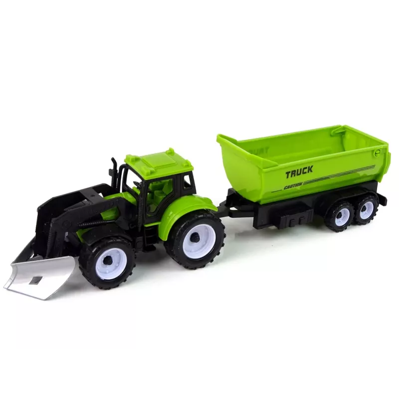 LEAN TOYS set veicoli agricoli trattore mietitrebbia cisterna semirimorchio