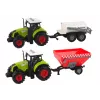 LEAN TOYS Set trattore agricoltore + 2 macchine agricole set camion agricolo