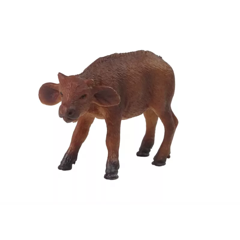 LEAN TOYS Figura cucciolo di bufalo animali dello zoo africano