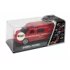 LEAN TOYS Camion dei pompieri con corda a trazione, luce e suono