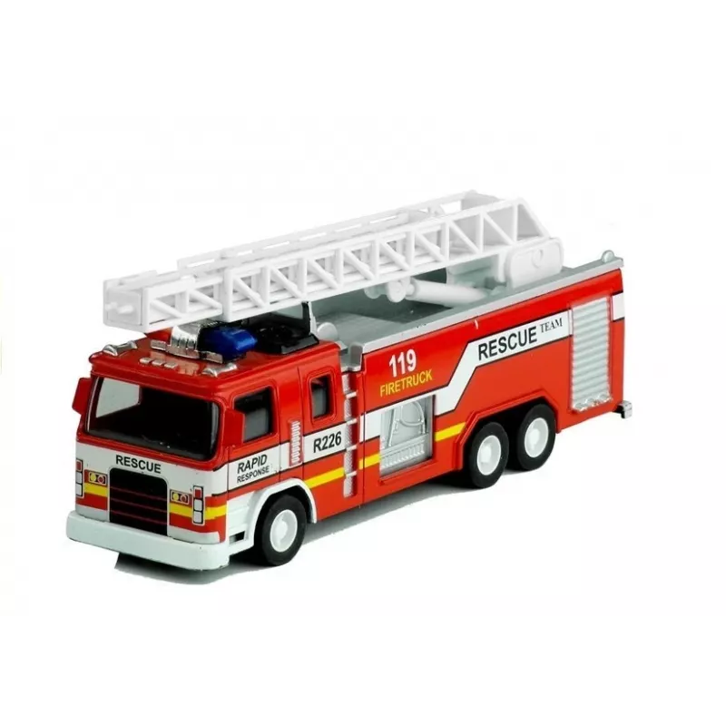LEAN TOYS camion dei pompieri con scala 1:32