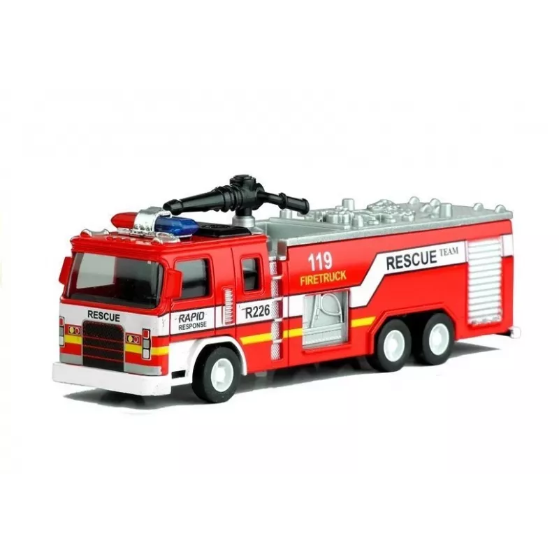 LEAN TOYS camion dei pompieri con scala 1:32