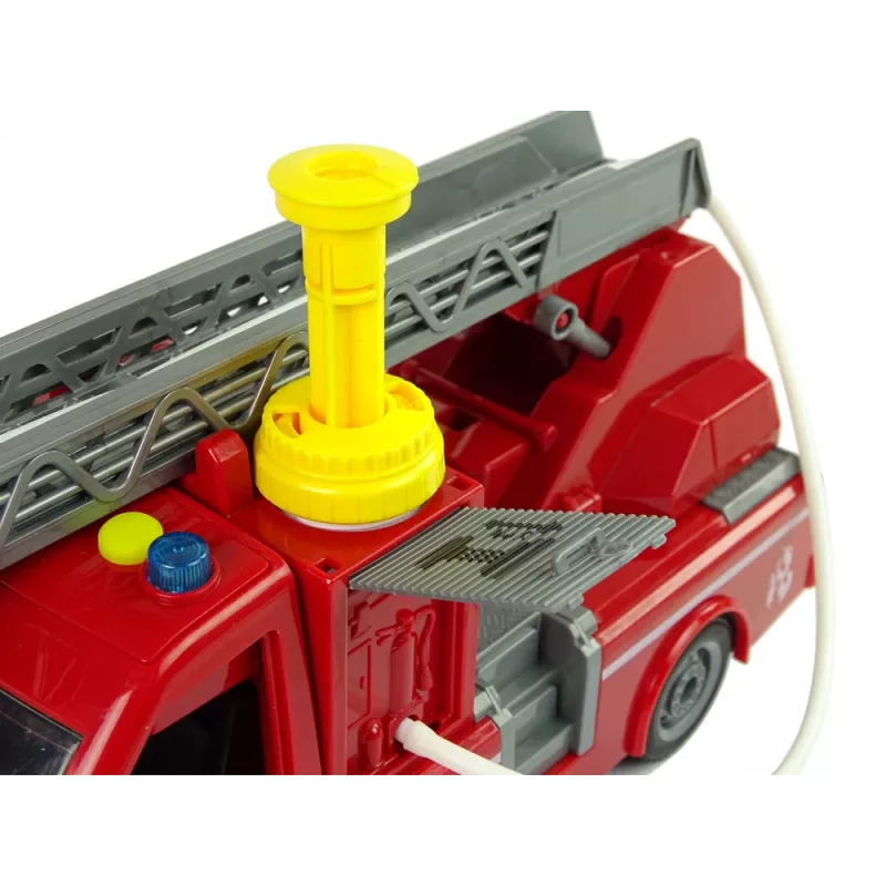 LEAN TOYS Camion dei pompieri rosso suoni acqua luci