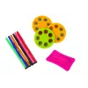LEAN TOYS Proiettore floreale per disegnare con pennarelli magici
