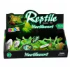 LEAN TOYS lucertola fluorescente verde figura in gomma 15cm