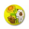 LEAN TOYS palla in schiuma per saltare Capybara 6,5 cm