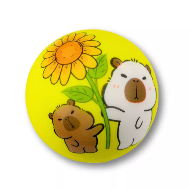 LEAN TOYS palla in schiuma per saltare Capybara 6,5 cm