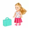 LEAN TOYS Aereo passeggeri per bambole 2 in 1 pieghevole rosa – set casa delle bambole trasformabile per bambole da 30 cm