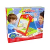 LEAN TOYS Valigetta lavagna pieghevole 2in1 - gesso e pennarello