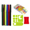 LEAN TOYS Valigetta lavagna pieghevole 2in1 - gesso e pennarello