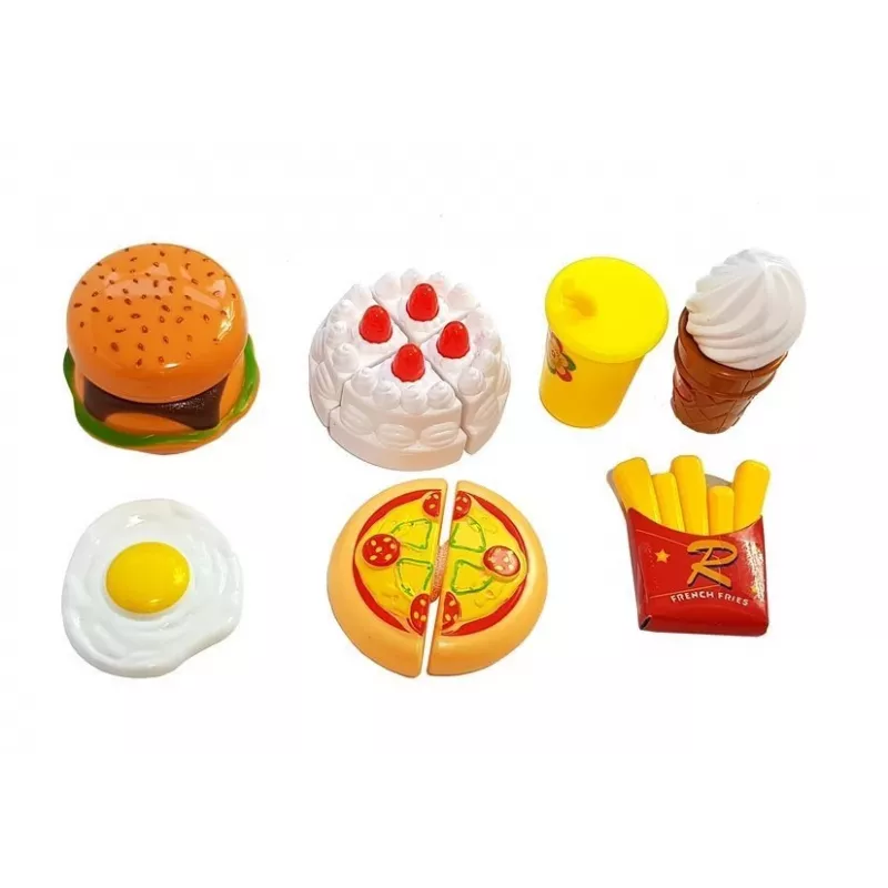 LEAN TOYS Set frutta e verdura da tagliare