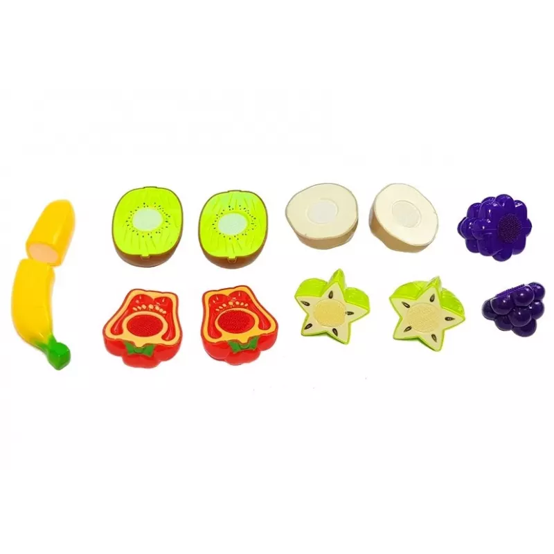 LEAN TOYS Set frutta e verdura da tagliare