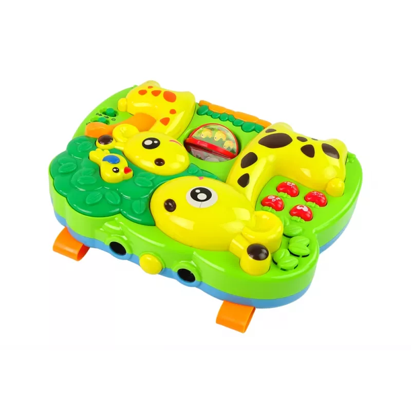 LEAN TOYS Giraffa proiettore 2in1 - giostrina da letto per neonati