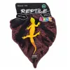 LEAN TOYS Geco dorato Figura in gomma estensibile rettile realistico 15,5 cm