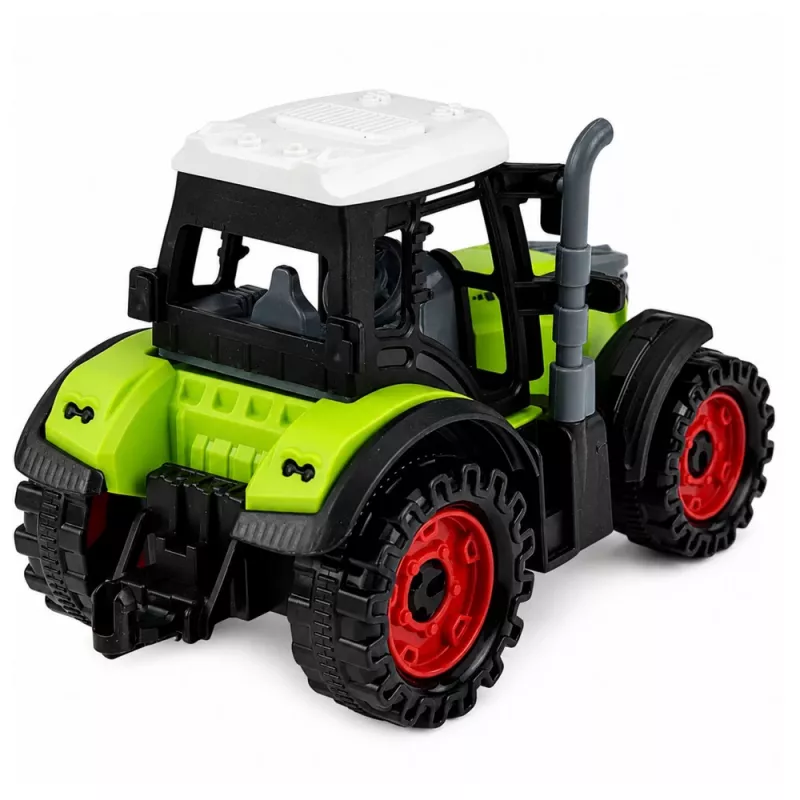 Trattore verde LEAN TOYS 15 cm con frizione