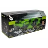 LEAN TOYS Gun Launcher Car 2 in 1 radiocomandata con dischi in schiuma verde